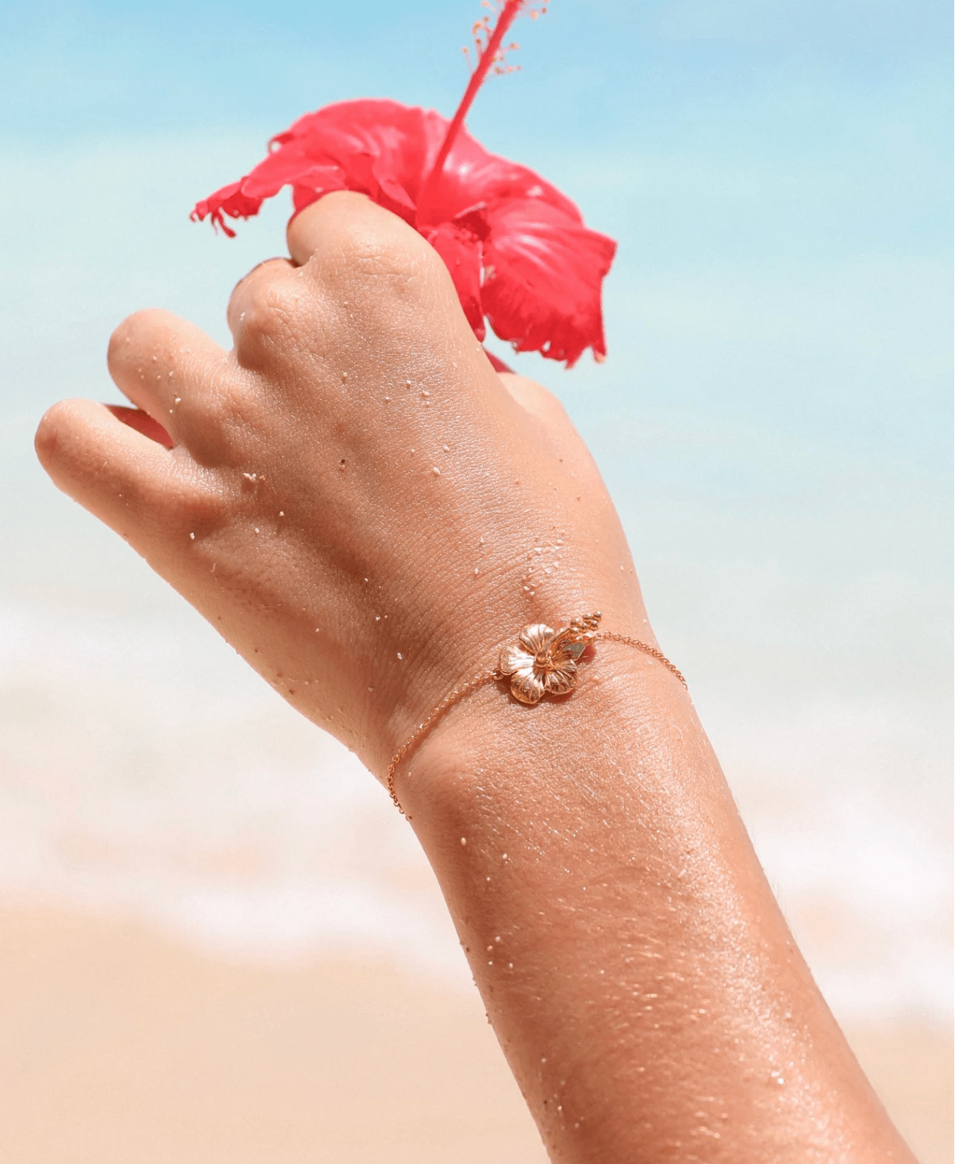 Malakai The Label Hibiscus Bracelet Hibiscus Bracelet Splash Swimwear Accessories