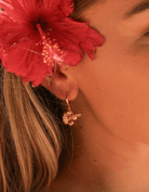 Malakai The Label Hibiscus Hoops Hibiscus Hoops Splash Swimwear Accessories