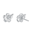 Malakai The Label Hibiscus Studs HHE-141-SLV Hibiscus Studs Splash Swimwear Accessories Silver 1000025122