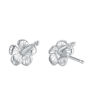 Malakai The Label Hibiscus Studs HHE-141-SLV Hibiscus Studs Splash Swimwear Accessories Silver 1000025122