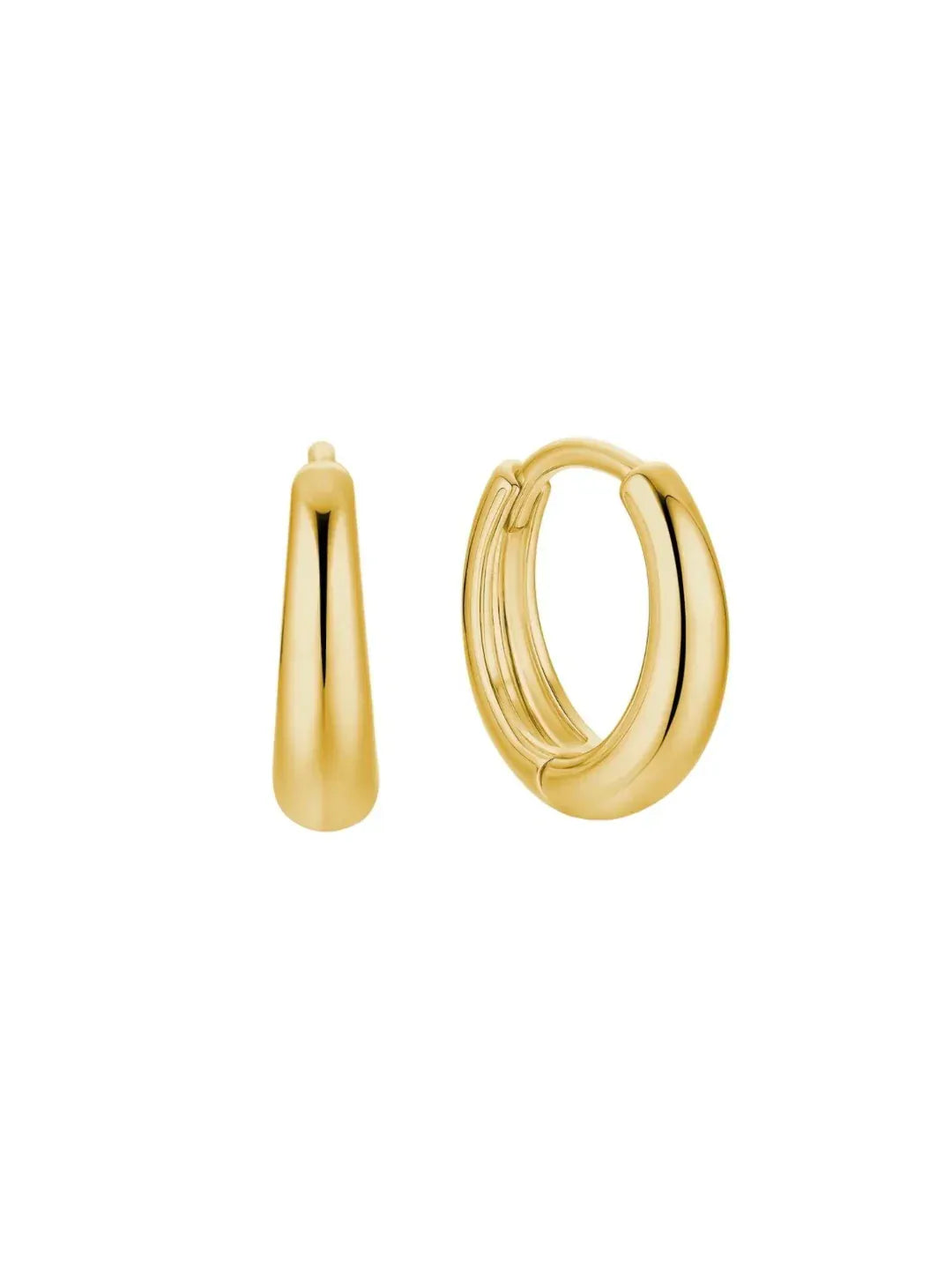 Malakai The Label Malakai Island Glow Small Hoops - 18K Gold IAE-603-GLD Malakai Island Glow Small Hoops - 18K Gold Splash Swimwear Accessories 93673891