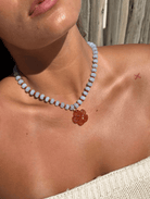 Malakai The Label Malakai The Label Elci Beaded Necklace - Gold BCN-192-GLD Malakai The Label Hibiscus Necklace - Silver Splash Swimwear Accessories 55931299