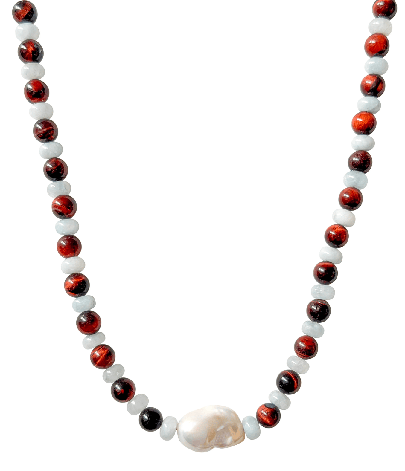 Malakai The Label Malakai The Label Juni Beaded Necklace - Gold BCN-197-GLD Malakai The Label Hibiscus Necklace - Silver Splash Swimwear Accessories 11706019