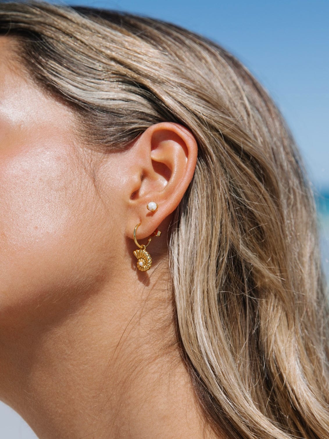 Malakai The Label Nautilus Isle Earrings SSE-706-GLD Splash Swimwear Accessories 49854115