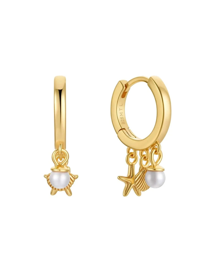 Malakai The Label Oceanic Hoops SLE-809-GLD Oceanic Hoops Splash Swimwear Accessories Gold 10322339