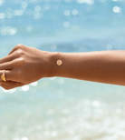 Malakai The Label Sand Dollar Bracelet - Gold CCB-901-GLD Sand Dollar Bracelet - Gold Splash Swimwear Accessories 47831971