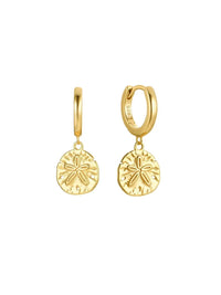 Malakai The Label Sand Dollar Hoops Sand Dollar Hoops Splash Swimwear Accessories