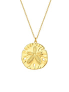 Malakai The Label Sand Dollar Necklace - Gold CCE-902-GLD Sand Dollar Necklace - Gold Splash Swimwear Accessories 79944611
