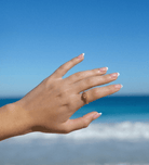 Malakai The Label Sand Dollar Ring - Gold SS2-SS6-GLD Sand Dollar Ring - Gold Splash Swimwear Accessories 6 60557987