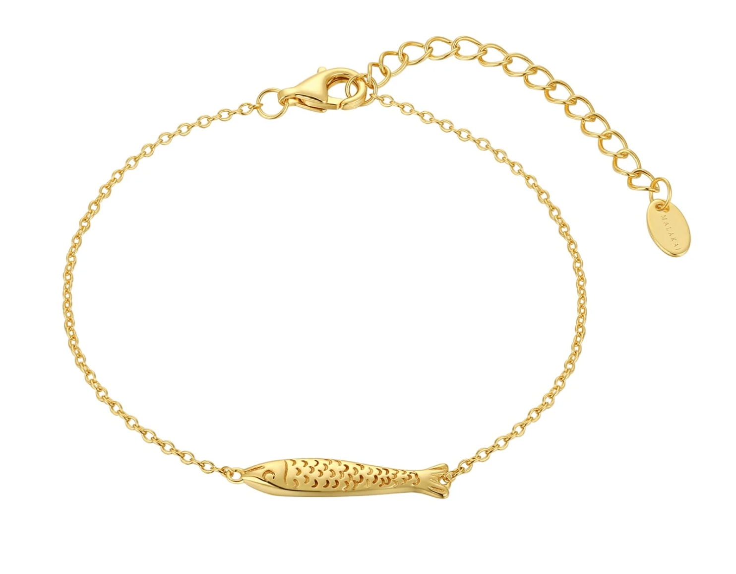 Malakai The Label Sardine Bracelet - 18k Gold SCB-113-GLD Sardine Bracelet - 18k Gold Splash Swimwear Accessories Gold 78623651