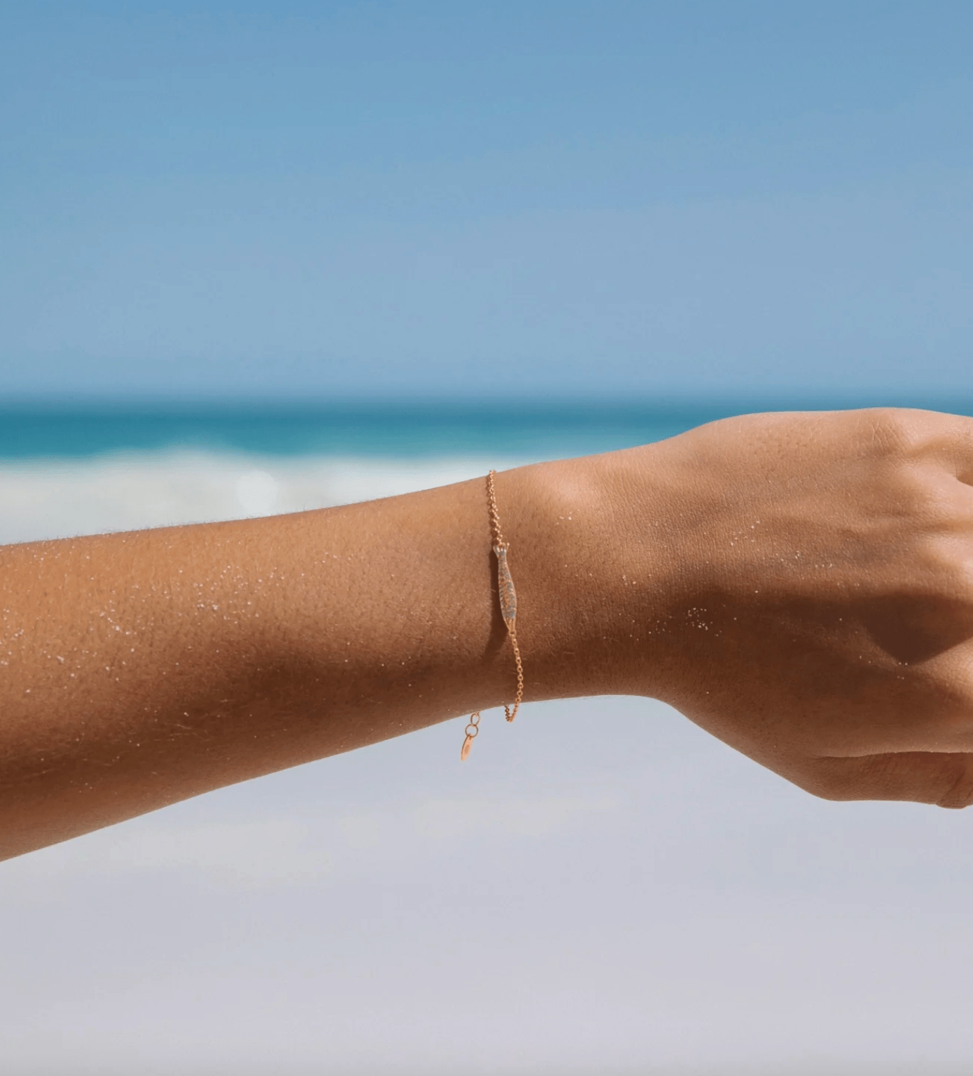 Malakai The Label Sardine Bracelet - 18k Gold SCB-113-GLD Sardine Bracelet - 18k Gold Splash Swimwear Accessories Gold 78623651