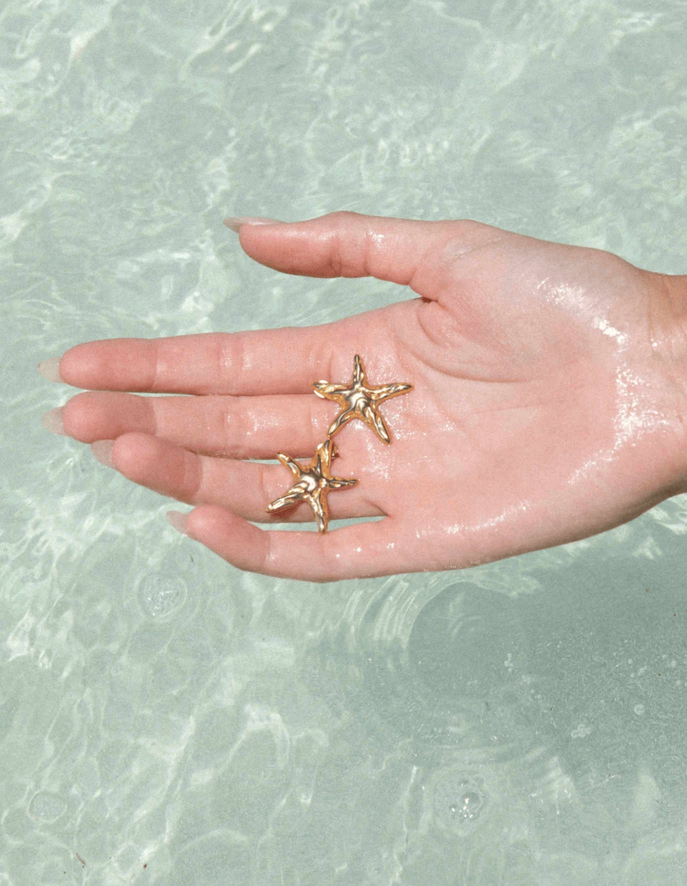 Malakai The Label Solea Earrings - Gold LTE-182-GLD Solea Earrings - Gold Splash Swimwear Accessories 1000029986