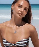 Malakai The Label Solea Necklace - Silver LTN-181-SLV Solea Necklace - Silver Splash Swimwear Accessories 1000029983