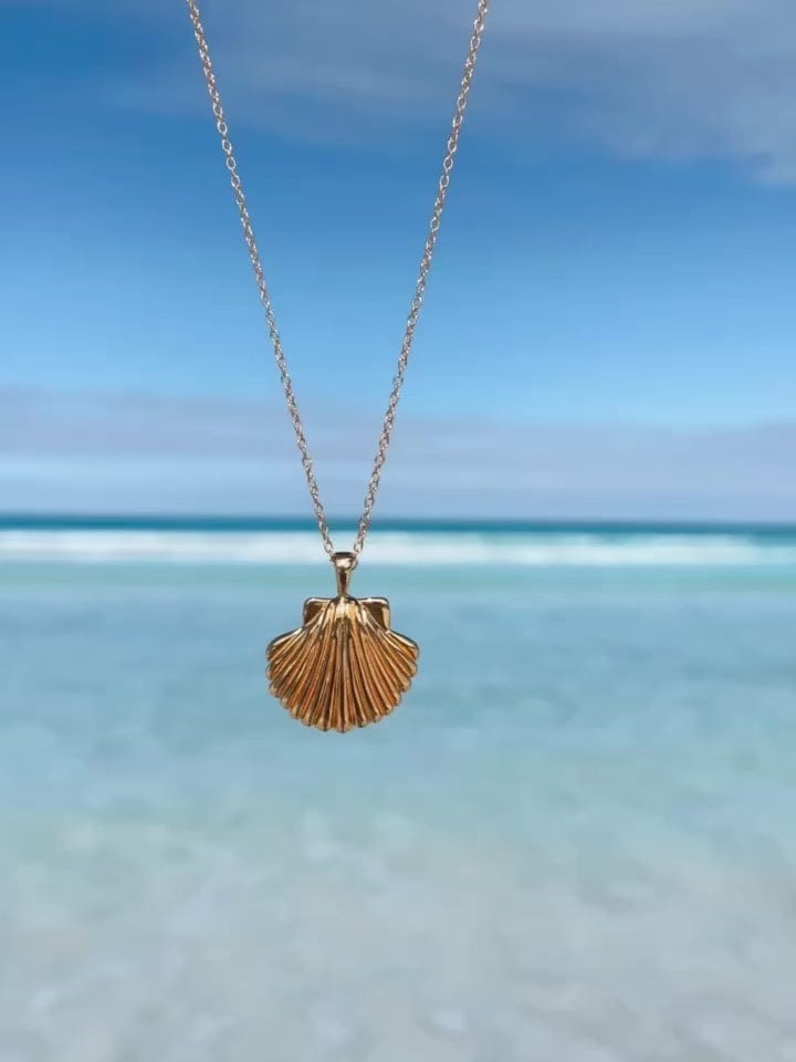 Malakai The Label Sun Shell Necklace SSN-111-GLD Splash Swimwear Accessories 02977443