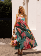 Mia Milani Ave The Label Kirri Shift Maxi Ave The Label Kirri Shift Maxi Splash Swimwear Dresses