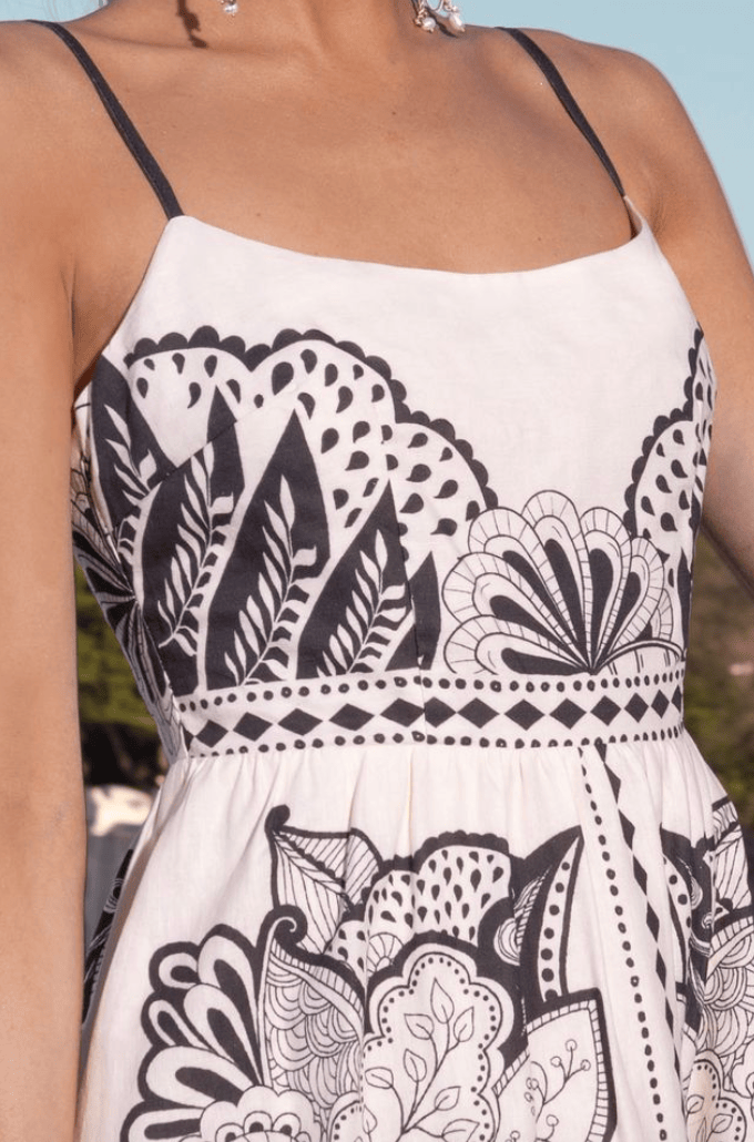 Mia Milani Mia Milani El Tropic Thin Strap Maxi Dress Mia Milani El Tropic Thin Strap Maxi Dress Splash Swimwear Dresses