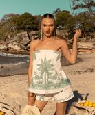 Mia Milani Mia Milani El Tropic Tropic Strapless Top Mia Milani El Tropic Tropic Strapless Top Splash Swimwear Tops