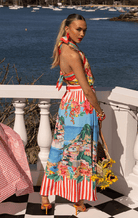 Mia Milani Mia Milani Positano Maxi Skirt - Red Mia Milani Positano Maxi Skirt - Red Splash Swimwear