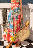 Mia Milani Mia Milani Positano Maxi Skirt - Red Mia Milani Positano Maxi Skirt - Red Splash Swimwear