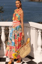 Mia Milani Mia Milani Positano Maxi Skirt - Red Mia Milani Positano Maxi Skirt - Red Splash Swimwear