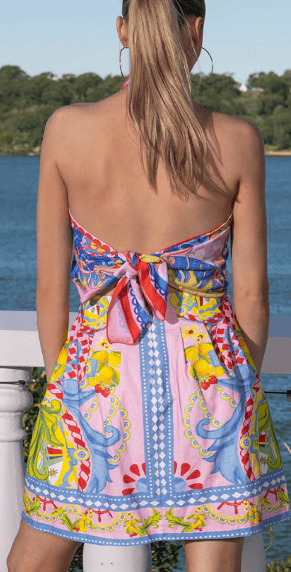 Mia Milani Mia Milani Sicily Square Scarf LPE742 Mia Milani Sicily Square Scarf Splash Swimwear O/S 1000028791