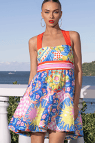 Mia Milani Mia Milani Summer Sicily Babydoll Dress Mia Milani Summer Sicily Babydoll Dress Splash Swimwear Dresses