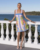 Mia Milani Mia Milani Summer Sicily Mini Dress Mia Milani Summer Sicily Mini Dress Splash Swimwear Dresses