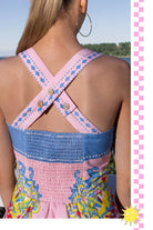 Mia Milani Mia Milani Summer Sicily Mini Dress Mia Milani Summer Sicily Mini Dress Splash Swimwear Dresses