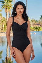 Miracle Suit Must Have Sanibel Underwire Shaping Swimsuit DD-Cup - Black Must Have Sanibel Underwire Shaping Swimsuit DD-Cup - Black Splash Swimwear One Pieces