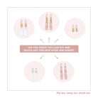 Moe Moe Azeza Possum Ceremony Beacon Hoop Earrings EBHCEAZ38 Moe Moe Van Gogh Almond Blossoms Pippi Hoop Earrings Splash Swimwear