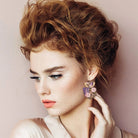 Moe Moe Azeza Possum Ceremony Layered Double Bell drop Earings ELDBDCEAZ3 8 Moe Moe Van Gogh Almond Blossoms Pippi Hoop Earrings Splash Swimwear