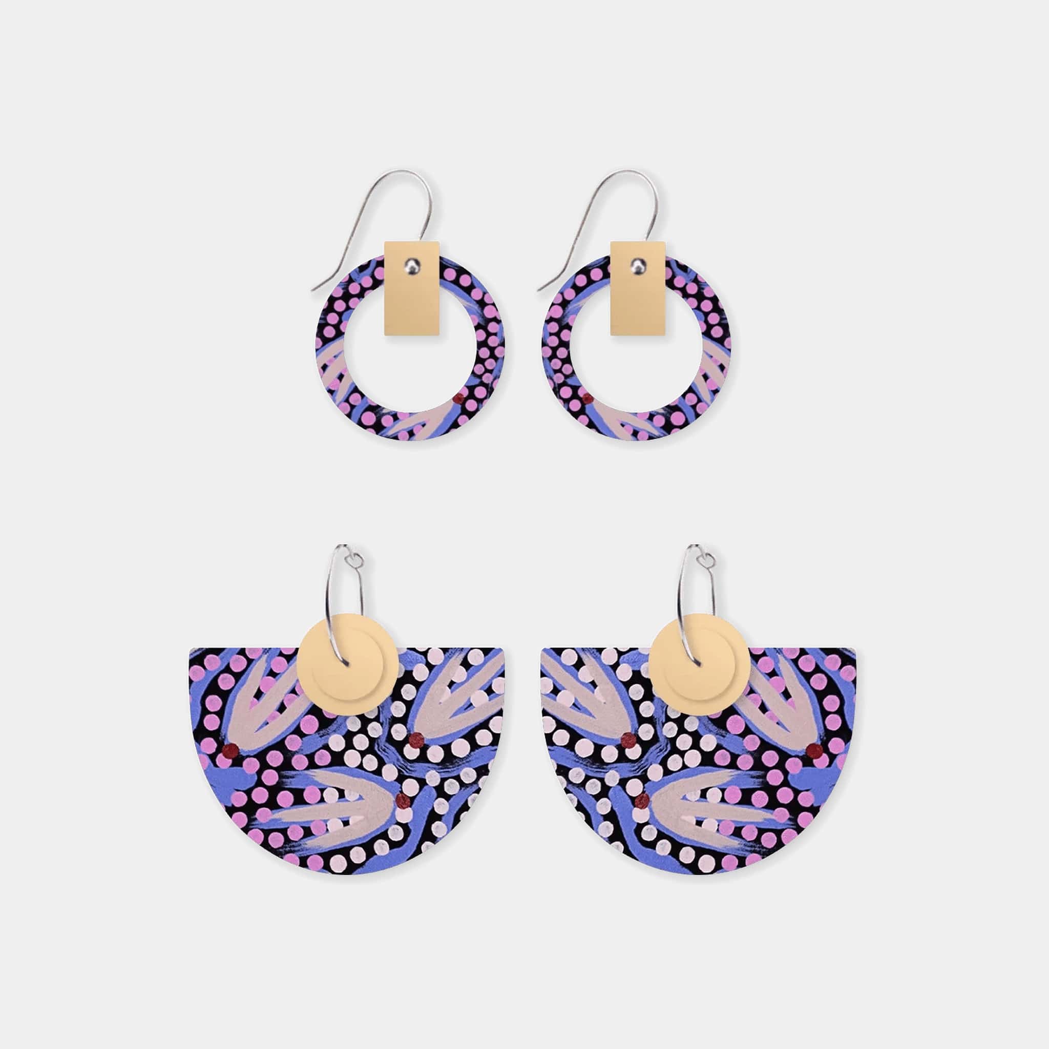 Moe Moe Azeza Possum Dreamtime Bell Halo Pack Earrings 93886391041305 Moe Moe Azeza Possum Dreamtime Bell Halo Pack Earrings Splash Swimwear EBHPDTAZ38