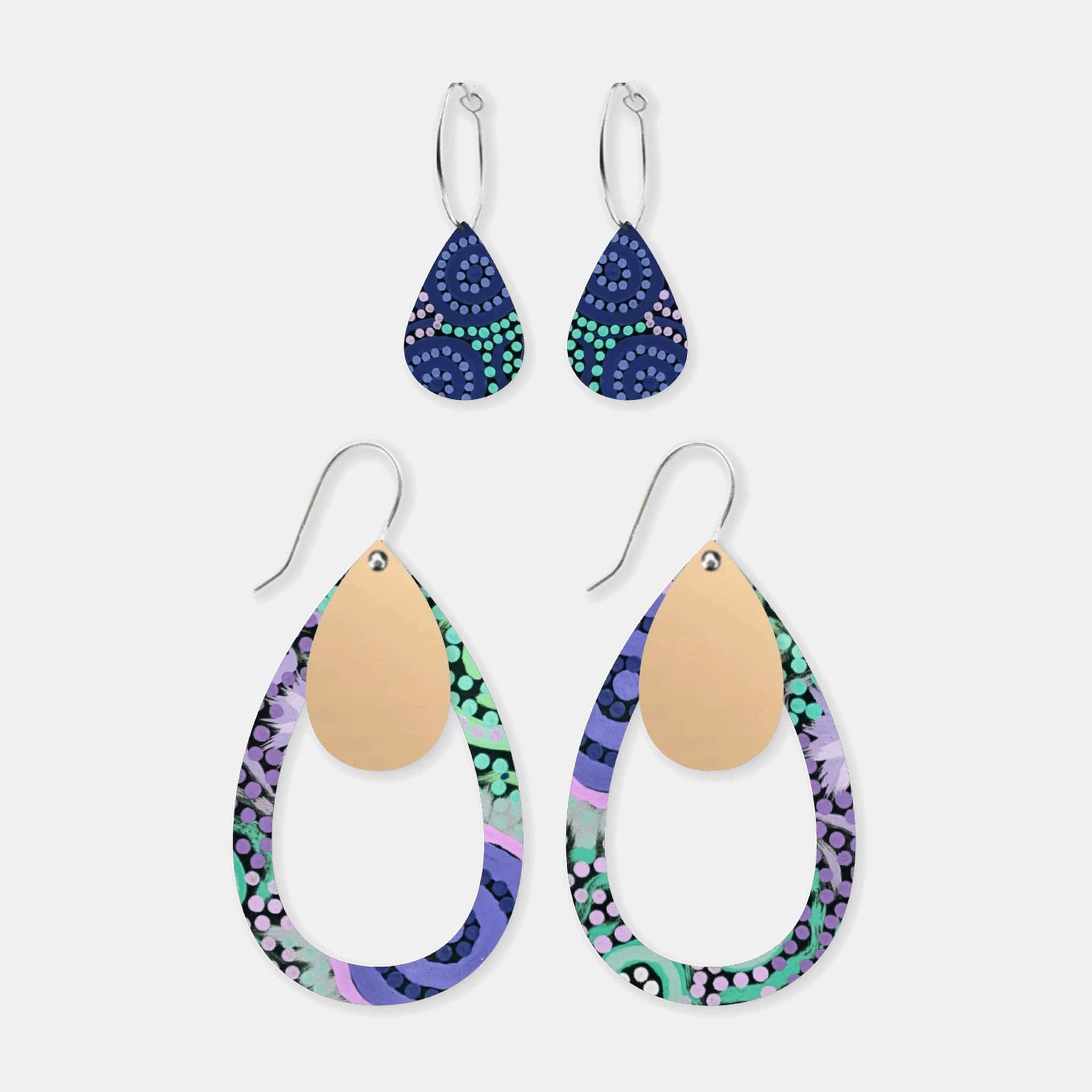Moe Moe Azeza Possum Dreamtime Trinity Tear Pack Earings 90346251044185 Moe Moe Azeza Possum Dreamtime Trinity Tear Pack Earings Splash Swimwear ETTPDTAZ38
