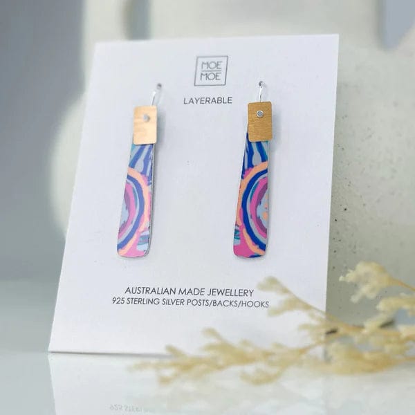 Moe Moe Murdie Morris Storytelling Beacon drop earrings Splash Swimwear EBDSMM33