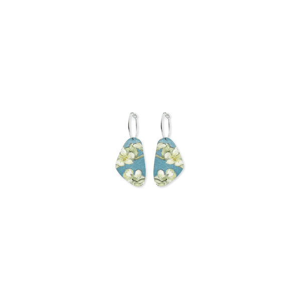 Moe Moe Van Gogh Almond Blossoms Pippi Hoop Earrings Moe Moe Van Gogh Almond Blossoms Pippi Hoop Earrings Splash Swimwear EPHABVG37