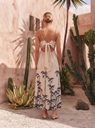 Mondara Palmera Midi Dress in Natural Palmera Midi Dress in Natural Splash Swimwear Dress
