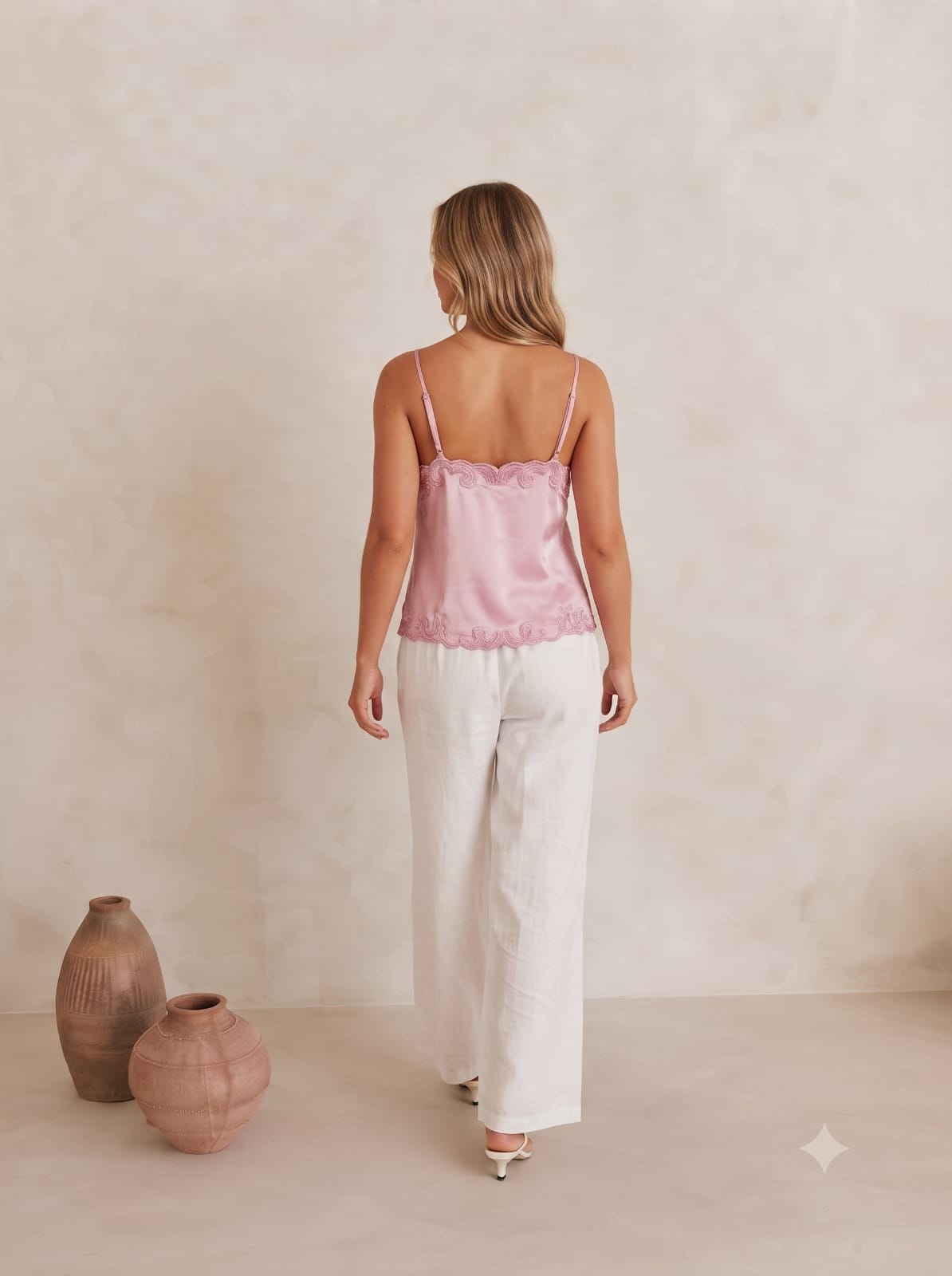 Mondara Sorella Embroidered Cami Sorella Embroidered Cami Splash Swimwear Tops