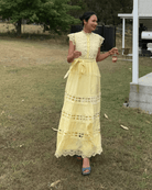 Mondara Sorrento Lace Maxi Dress - Lemon Sorrento Lace Maxi Dress - Lemon Splash Swimwear Dress