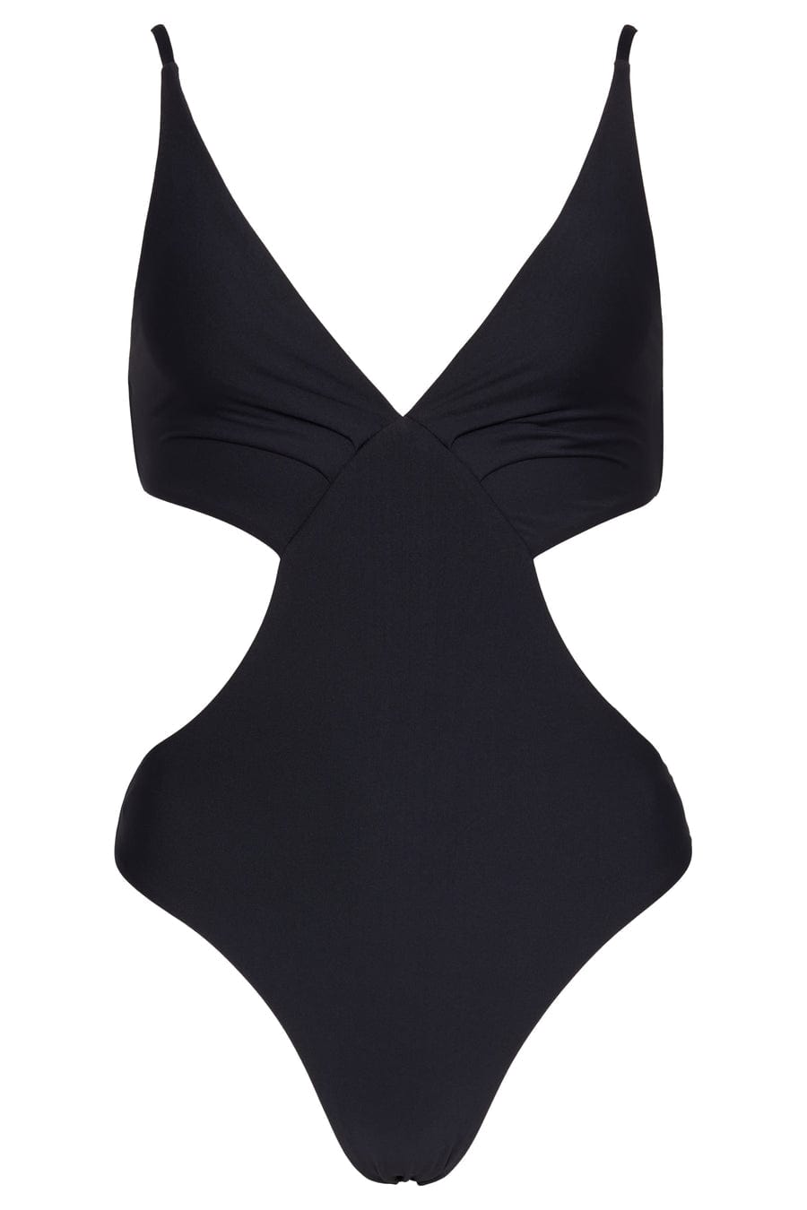 Monte & Lou Cut Out Plunge One Piece* Splash Swimwear One Pieces