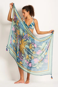 Monte & Lou Huanhine Sarong 5115HU Monte & Lou Huanhine Sarong Splash Swimwear 9353802056098