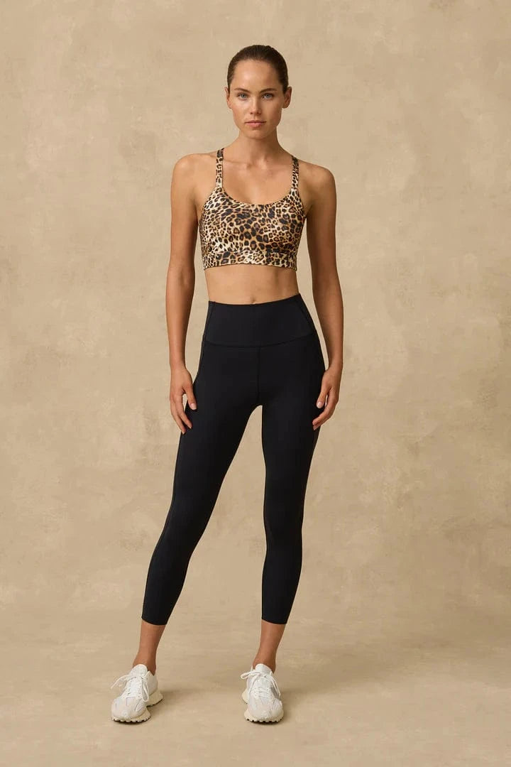 Monte & Lou Monte & Lou 7/8 Legging - Black 4003ML-BL-S | 9353802080222 Monte & Lou 7/8 Legging - Black Splash Swimwear S