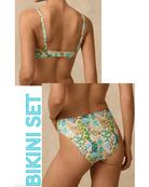 Monte & Lou Monte & Lou Ayla Multi Fit Twist Crop & Mid Rise Ruched Pant Monte & Lou Ayla Multi Fit Twist Crop & Mid Rise Ruched Pant Splash Swimwear Bikini Set AU16/US12