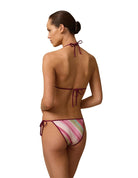 Monte & Lou Monte & Lou Bound Slide Tri Placement - Deckchair Stripe Monte & Lou Bound Slide Tri Placement - Deckchair Stripe Splash Swimwear