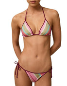 Monte & Lou Monte & Lou Bound Slide Tri Placement - Deckchair Stripe Monte & Lou Bound Slide Tri Placement - Deckchair Stripe Splash Swimwear