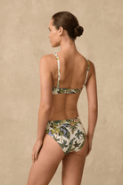 Monte & Lou Monte & Lou Catalin Mid Rise Ruched Pant Monte & Lou Catalin Mid Rise Ruched Pant Splash Swimwear