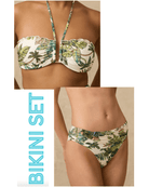 Monte & Lou Monte & Lou Catalina DD/E Bandeau & Mid Rise Pant Bikini Set Monte & Lou Catalina DD/E Bandeau & Mid Rise Pant Bikini Set Splash Swimwear Bikini Set