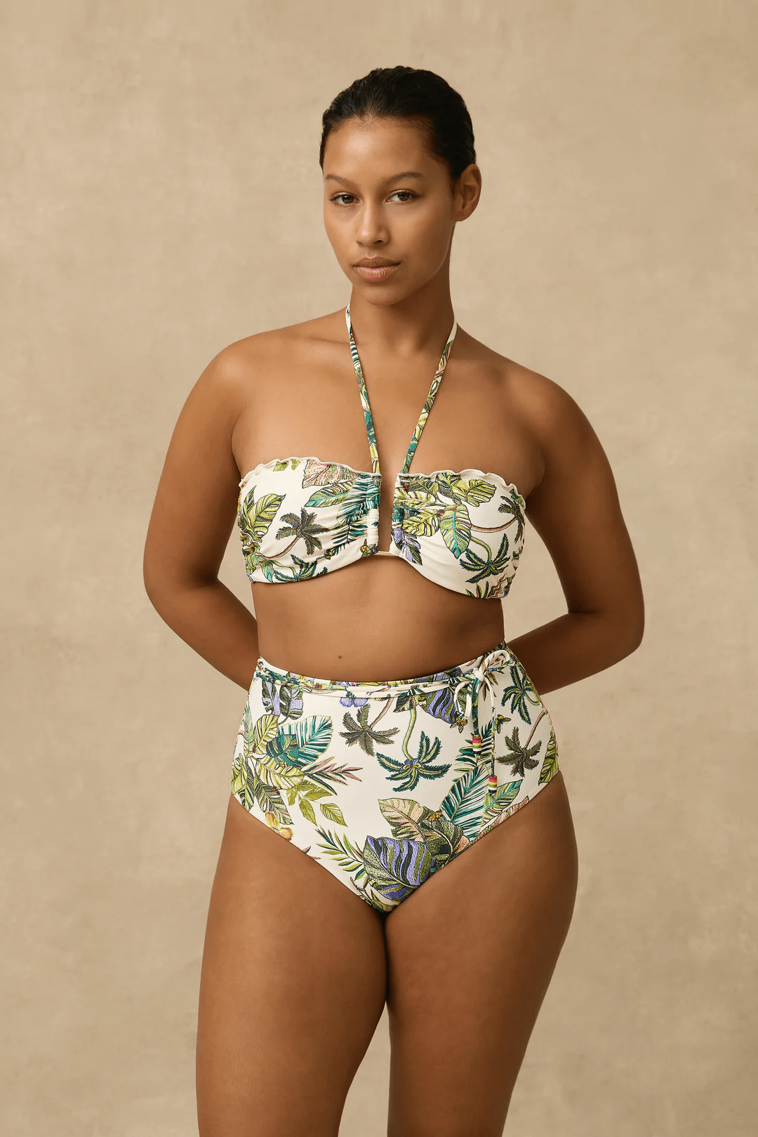 Monte & Lou Monte & Lou Catalina DD/E Coral Edge Bandeau Monte & Lou Catalina DD/E Coral Edge Bandeau Splash Swimwear