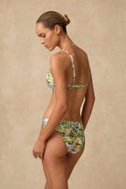 Monte & Lou Monte & Lou Costa Ruched Band Pant - Costa Monte & Lou Costa Ruched Band Pant - Costa Splash Swimwear Bikini Bottoms
