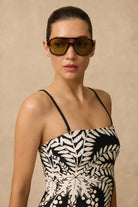 Monte & Lou Monte & Lou Desert Nights Bandeau One Piece Monte & Lou Desert Nights Bandeau One Piece Splash Swimwear One Piece
