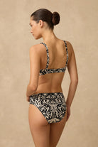 Monte & Lou Monte & Lou Desert Nights Multi Fit Twist Crop Monte & Lou Desert Nights Multi Fit Twist Crop Splash Swimwear Bikini Tops